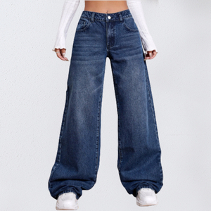 Pantalon cargo respirant de qualité supérieure avec logo personnalisé OEM/ODM, jeans en denim pour femmes, vente en gros, offre spéciale