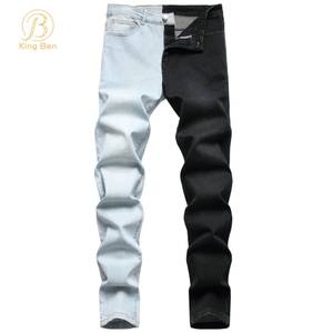 OEM ODM vente en gros de haute qualité personnalisé hommes Jeans Denim pantalon multicolore lavé Denim Jeans fabrication Slim Fit Jeans
