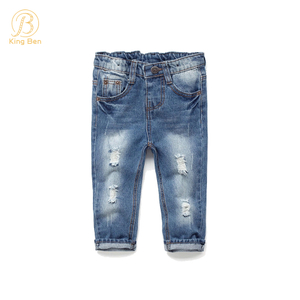 OEM ODM Vente Chaude Ins Enfants Jeans Conception Neutre Enfants Jeans Bébé Garçon Pantalon Haute Qualité Garçons Denim Jeans