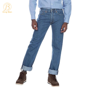 OEM ODM personnalisé en gros de coton de haute qualité non lavé original brut mens mode selvedge denim mens jean